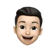 Calvin Iwata Memoji, smiling